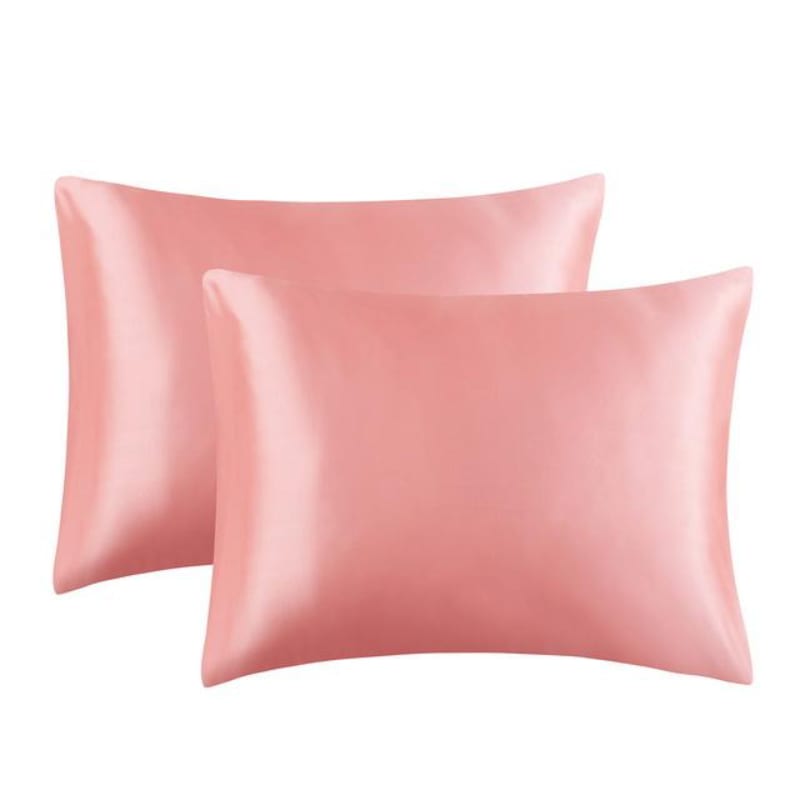 Blush Satin Pillowcase Set